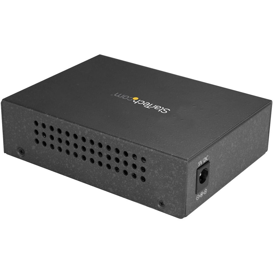 StarTech.com Convertisseur de média Ethernet fibre SC multimode - Pont fibre optique Gigabit 1000BASE-SX vers cuivre - Réseau 10/100/1000 - 550 m MCMGBSCMM055