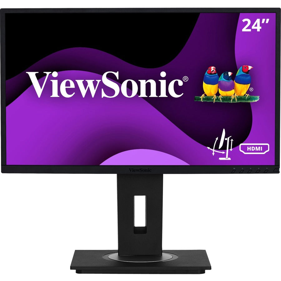 ViewSonic VG2448 24" Full HD WLED LCD Monitor - 16:9 - Black VG2448