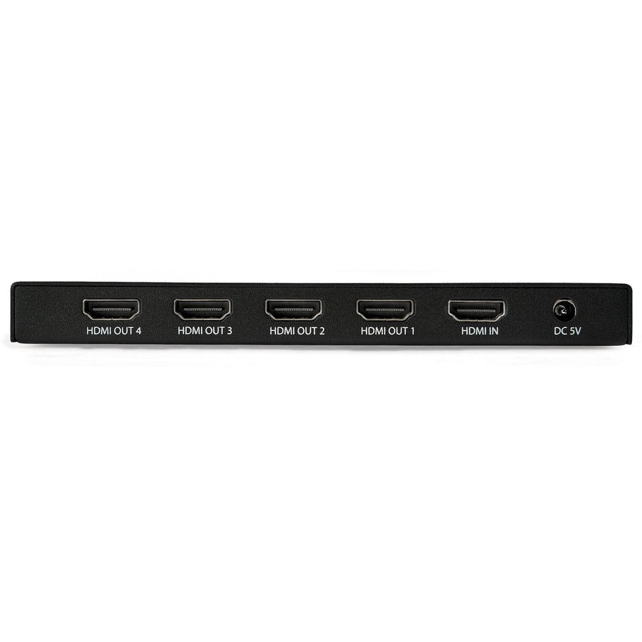 StarTech.com 4 Port HDMI Splitter - 4K 60Hz - 1x4 Way HDMI 2.0 Splitter - HDR - ST124HD202 ST124HD202