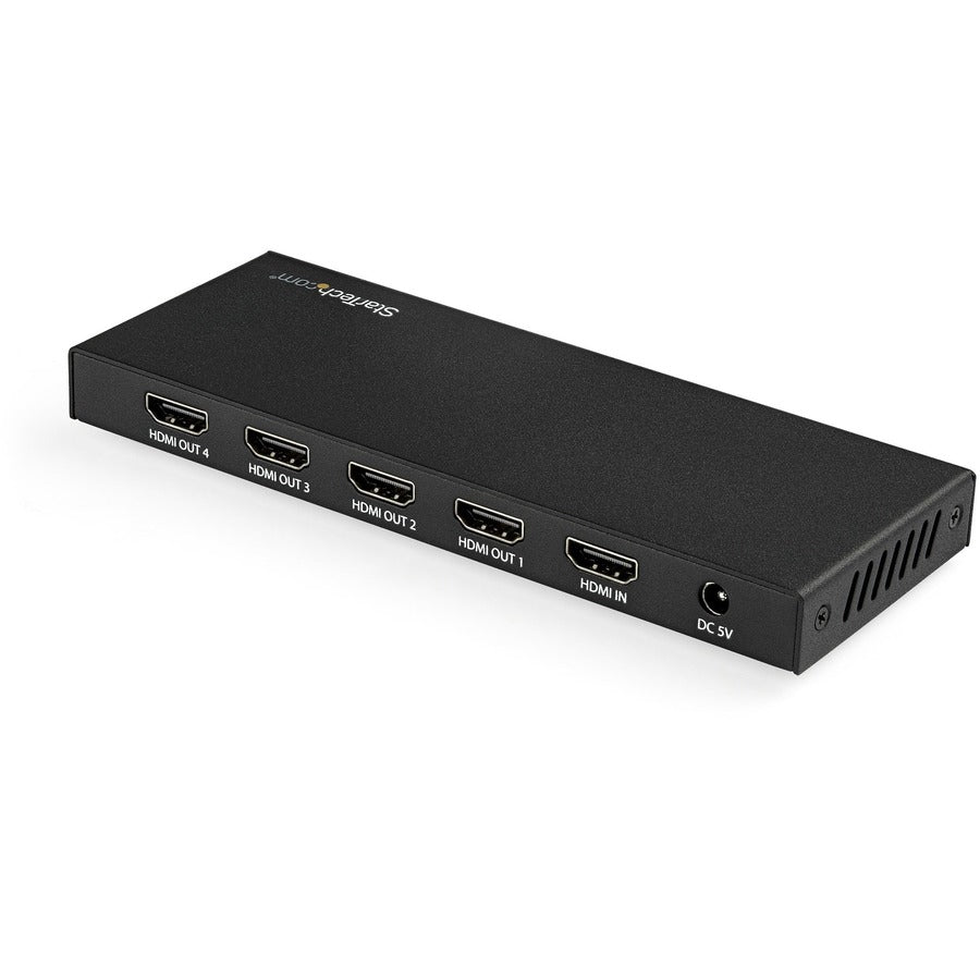 StarTech.com 4 Port HDMI Splitter - 4K 60Hz - 1x4 Way HDMI 2.0 Splitter - HDR - ST124HD202 ST124HD202