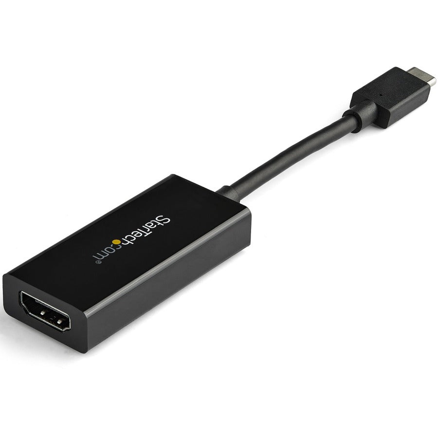 StarTech.com USB C to HDMI Adapter Dongle, 4K 60Hz, HDR10, USB-C to HDMI 2.0b Converter, USB Type-C DP Alt Mode to HDMI Monitor/Display CDP2HD4K60H