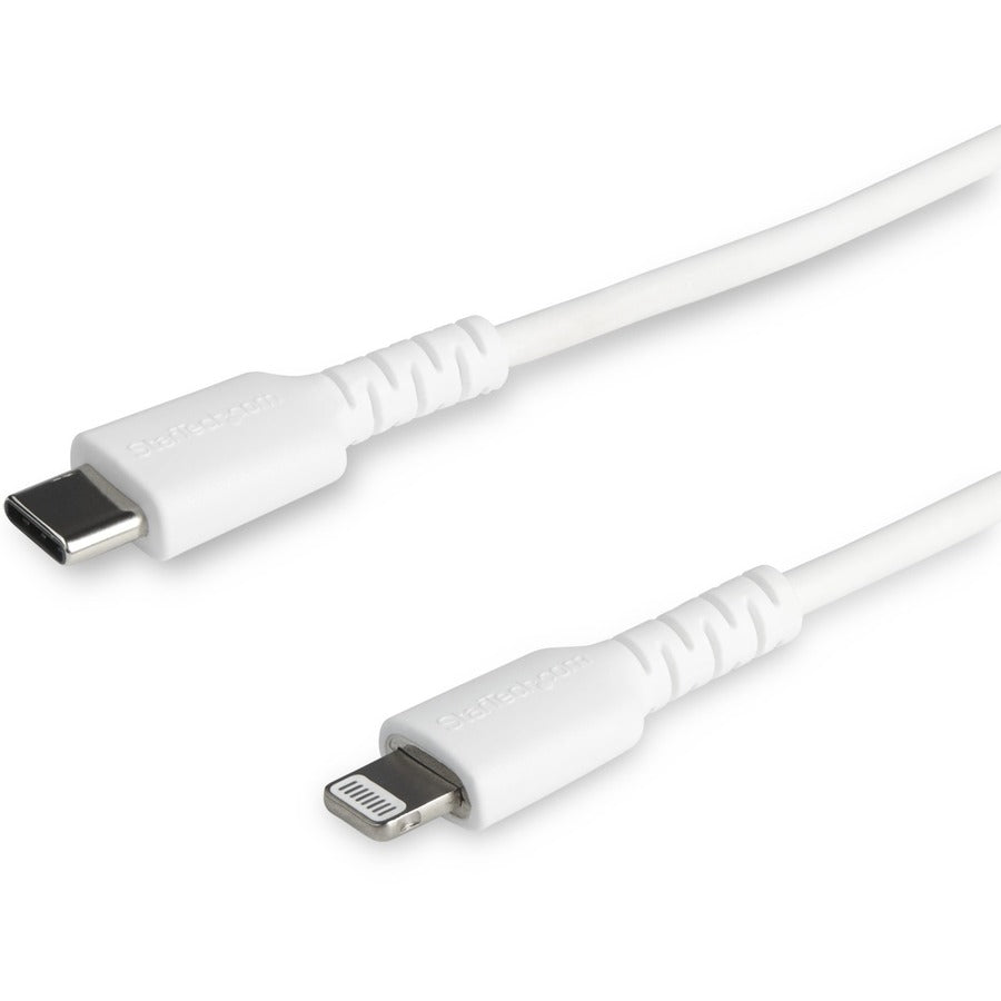 StarTech.com Câble USB-C vers Lightning blanc durable de 2 m, câble de charge/synchronisation robuste et robuste pour Apple iPhone/iPad certifié MFi RUSBCLTMM2MW