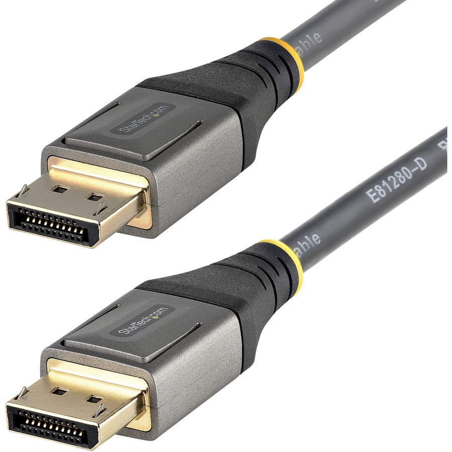 StarTech.com Câble DisplayPort 1.4 certifié VESA de 3 m, 8K 60 Hz HDR10, vidéo UHD 4K 120 Hz, cordon de moniteur DP vers DP, câble DP 1.4, M/M DP14VMM3M