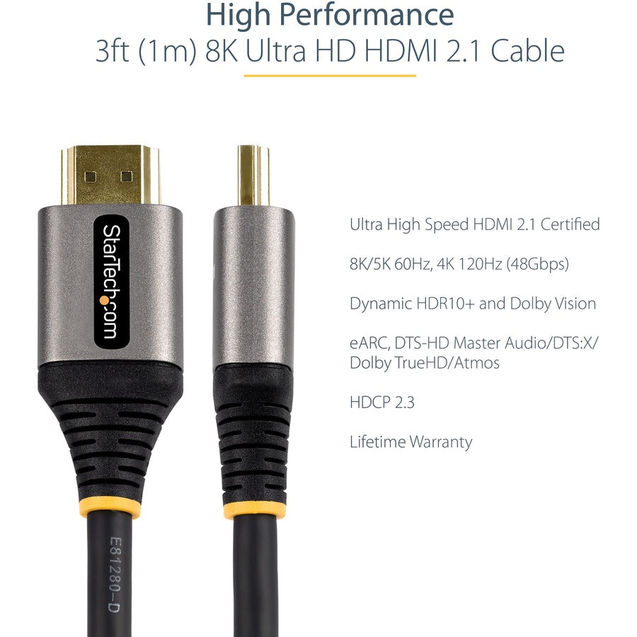 StarTech.com Ultra High Speed HDMI Cable HDMM21V1M