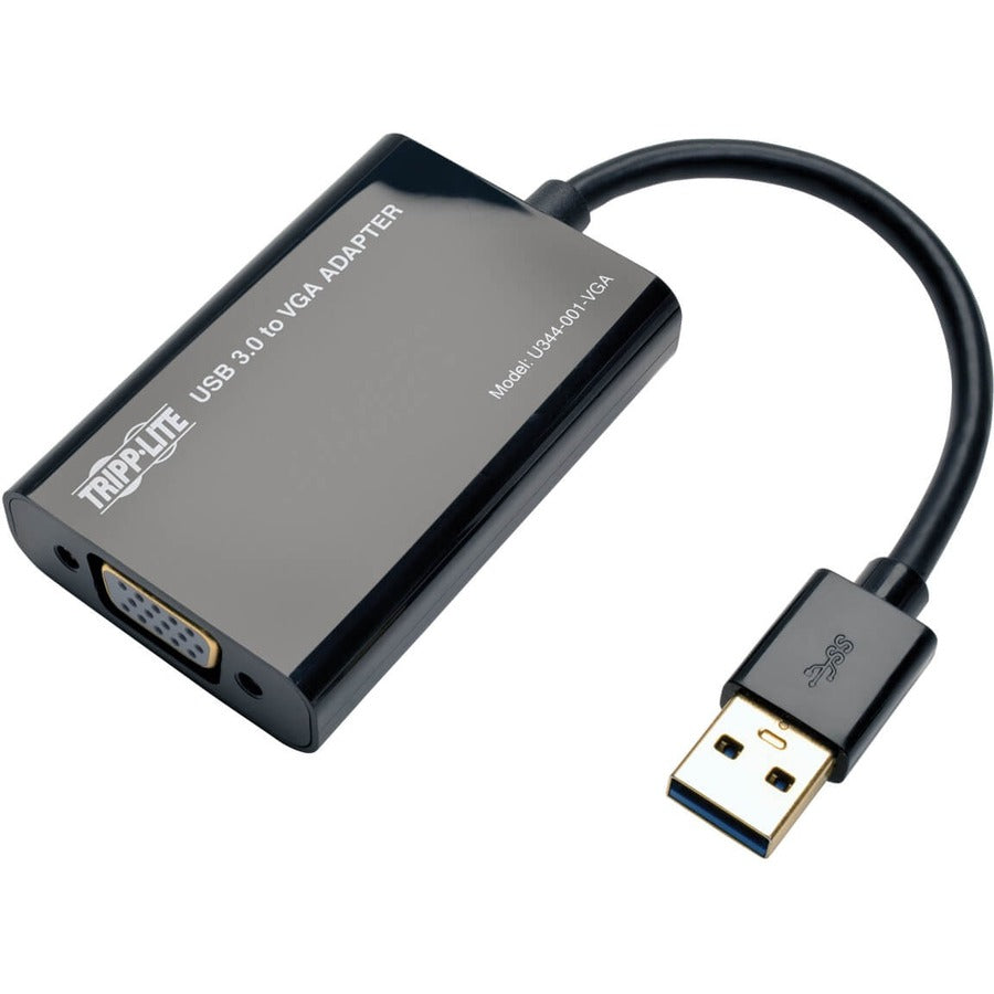 Adaptateur Tripp Lite USB 3.0 SuperSpeed ​​vers VGA, 512 Mo SDRAM - 2048 x 1152, 1080p U344-001-VGA