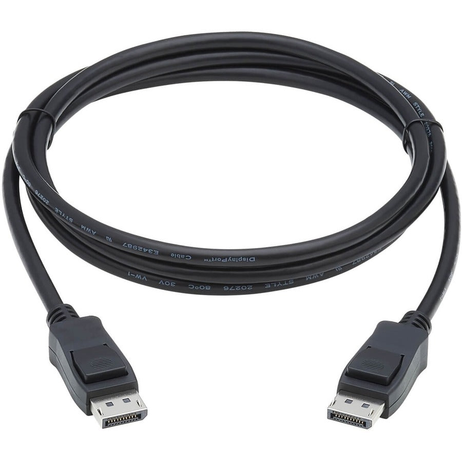 Câble Tripp Lite DisplayPort 1.4 avec connecteurs à verrouillage, 8K, M/M, noir, 6 pieds P580-006-V4