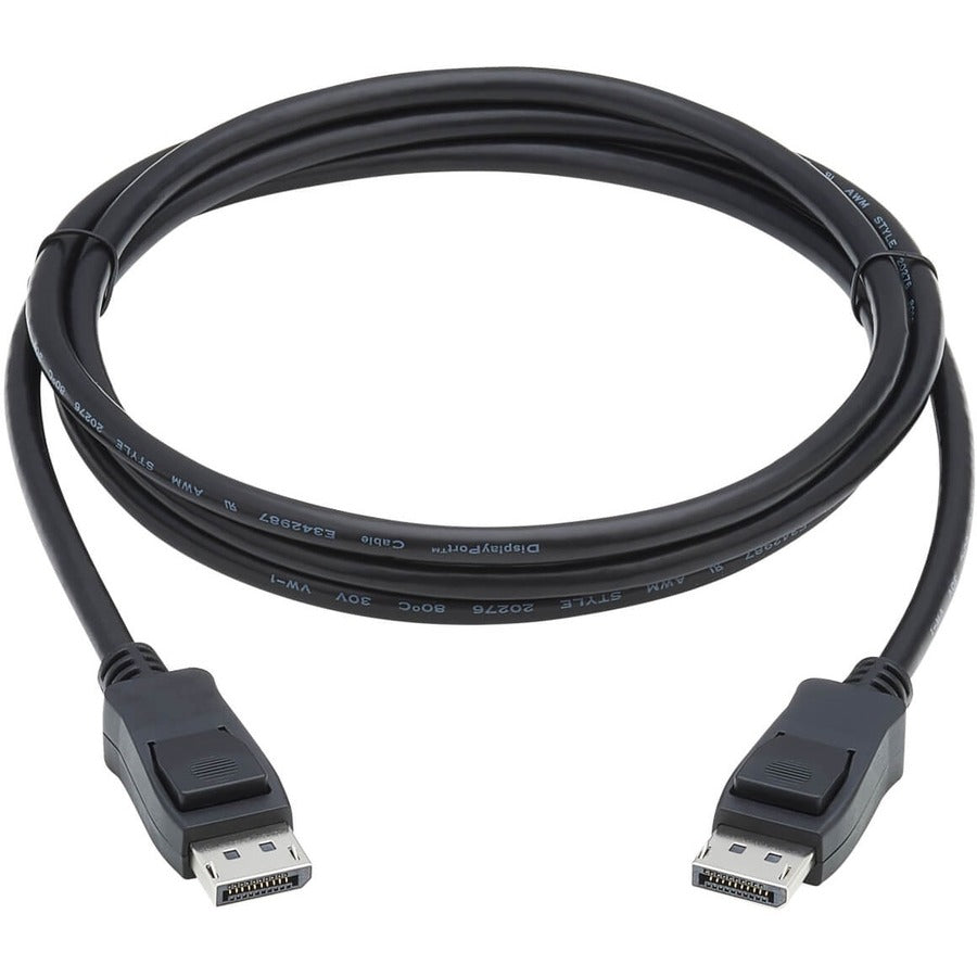 Tripp Lite DisplayPort 1.4 Cable with Latching Connectors, 8K, M/M, Black, 6 ft. P580-006-V4