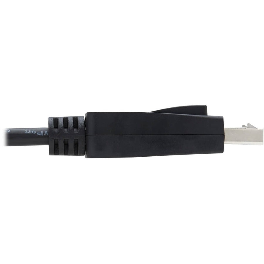 Tripp Lite DisplayPort 1.4 Cable with Latching Connectors, 8K, M/M, Black, 6 ft. P580-006-V4