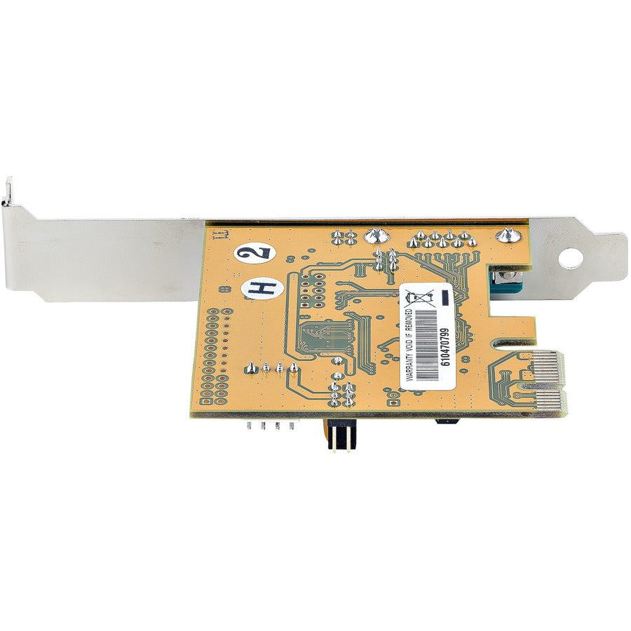 StarTech.com PCI Express Serial Card, PCIe to RS232 (DB9) Serial Interface Card, 16C1050 UART, COM Retention, Low Profile, Windows & Linux 11050-PC-SERIAL-CARD