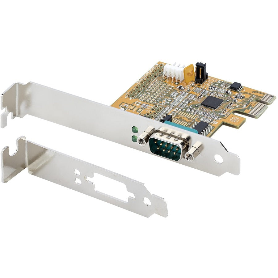 StarTech.com PCI Express Serial Card, PCIe to RS232 (DB9) Serial Interface Card, 16C1050 UART, COM Retention, Low Profile, Windows & Linux 11050-PC-SERIAL-CARD