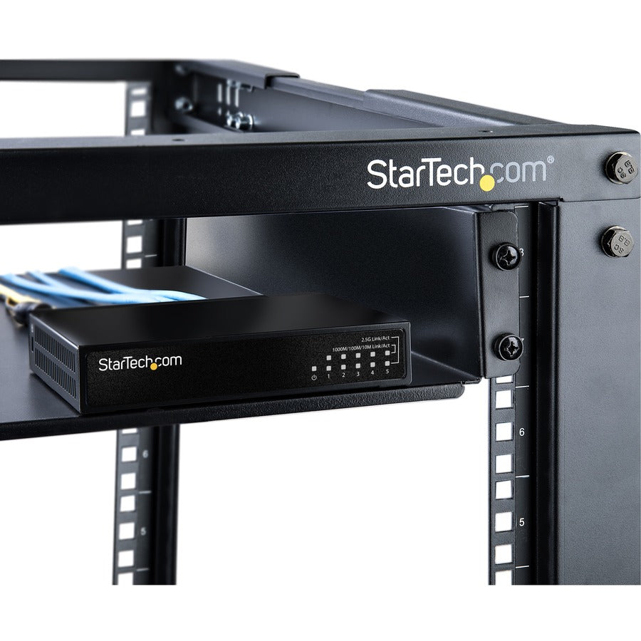 StarTech.com Switch 2,5G non géré, commutateur Ethernet non géré 5 ports 2,5GBASE-T, bureau | Kit de montage mural, compatible avec les appareils 10/100/1000 Mbps DS52000