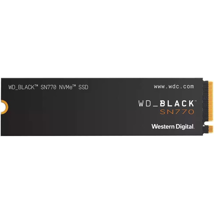 WD Black SN770 WDS100T3X0E 1 TB Solid State Drive - M.2 2280 Internal - PCI Express NVMe (PCI Express NVMe 4.0 x4) WDS100T3X0E