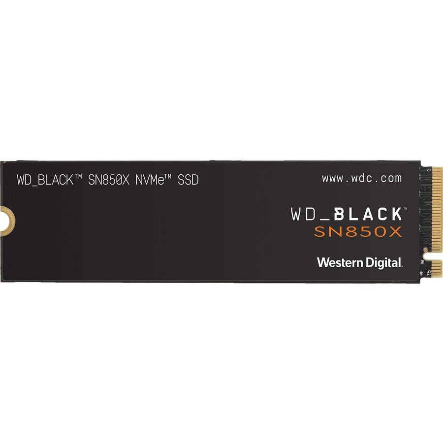WD Black SN850X 1 TB Solid State Drive - M.2 2280 Internal - PCI Express NVMe (PCI Express NVMe x4) WDS100T2X0E