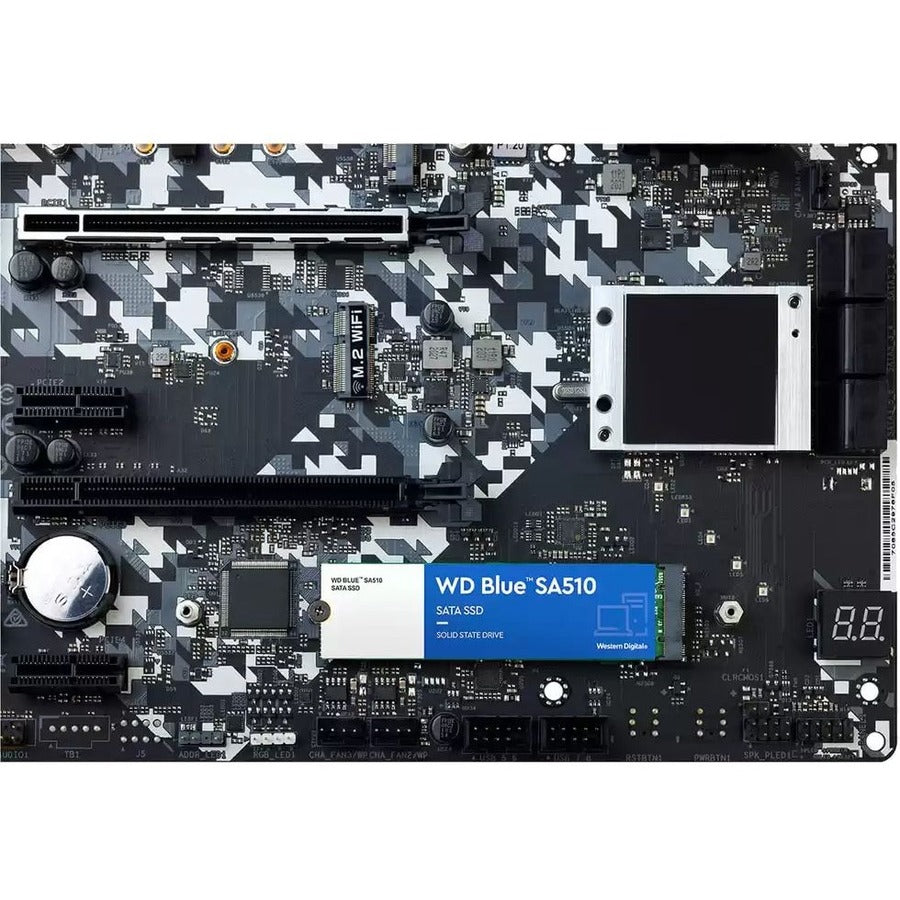 WD Blue SA510 WDS250G3B0B 250 GB Solid State Drive - M.2 2280 Internal - SATA (SATA/600) WDS250G3B0B