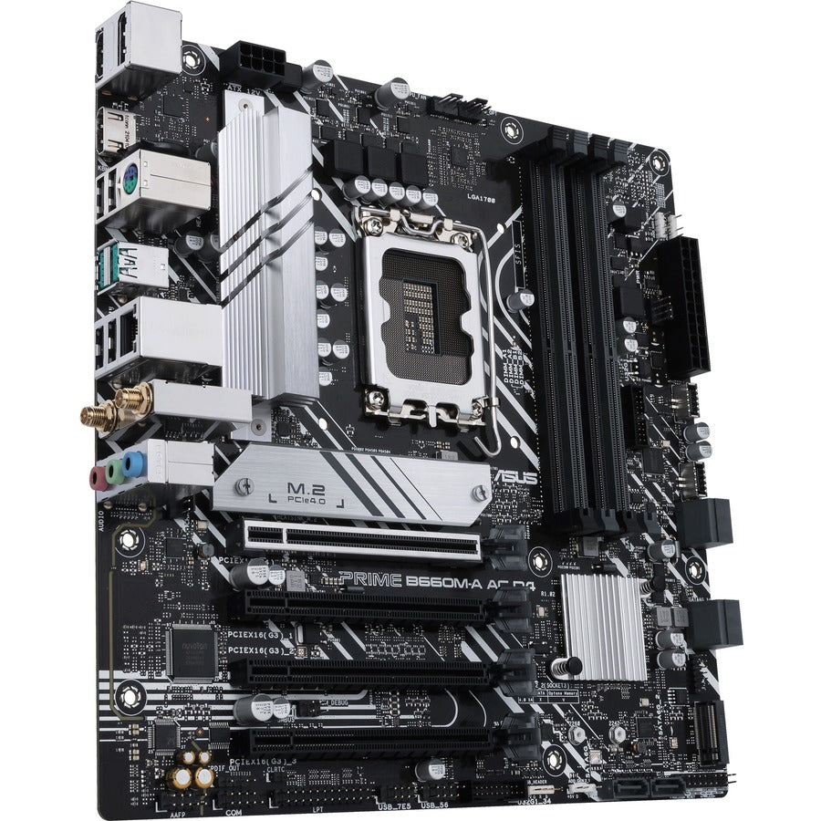 Asus Prime B660M-A AC D4 Desktop Motherboard - Intel B660 Chipset - Socket LGA-1700 - Intel Optane Memory Ready - Micro ATX PRIME B660M-A AC D4