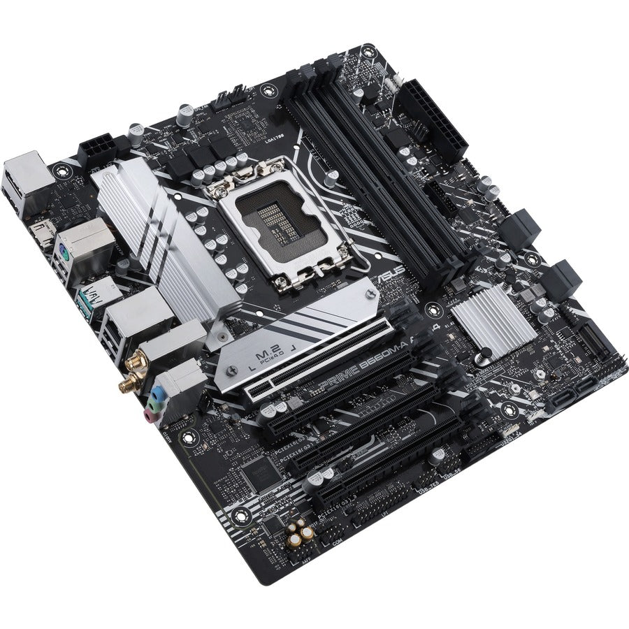 Asus Prime B660M-A AC D4 Desktop Motherboard - Intel B660 Chipset - Socket LGA-1700 - Intel Optane Memory Ready - Micro ATX PRIME B660M-A AC D4