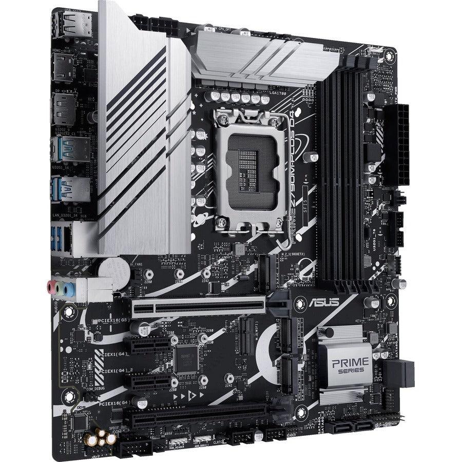 Asus Prime Z790M-PLUSD4 Gaming Desktop Motherboard - Intel Z790 Chipset - Socket LGA-1700 - Micro ATX PRIMEZ790M-PLUSD4