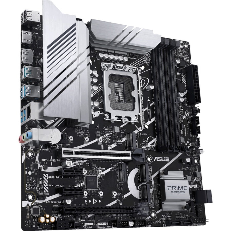 Asus Prime Z790M-PLUSD4 Gaming Desktop Motherboard - Intel Z790 Chipset - Socket LGA-1700 - Micro ATX PRIMEZ790M-PLUSD4