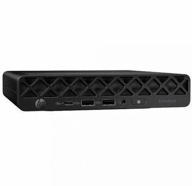 HP EliteDesk 8 G1i Desktop Computer - Intel Core Ultra 9 285T - vPro Technology - 32 GB - 512 GB SSD - Mini PC - Jack Black BQ4C3UT#ABA