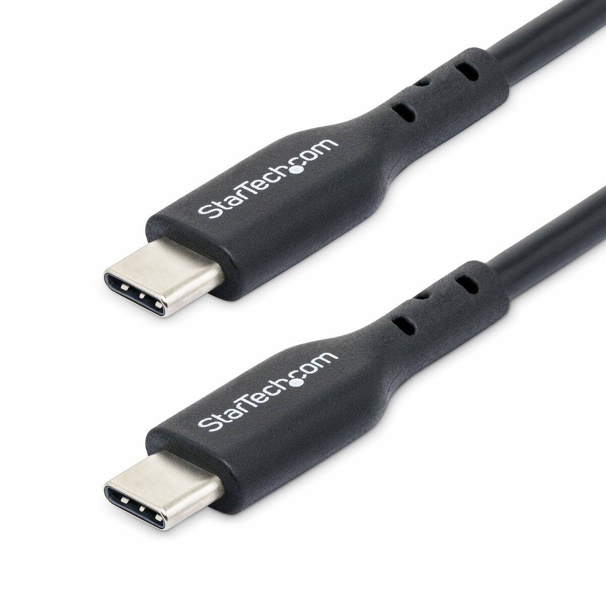 StarTech.com 3ft (0.9m) USB-C Charging Cable, USB 2.0 Type-C Laptop Charger Cord, 60W Power Delivery, TPE Jacket, Data Transfer Cable USB2CC3FBKE