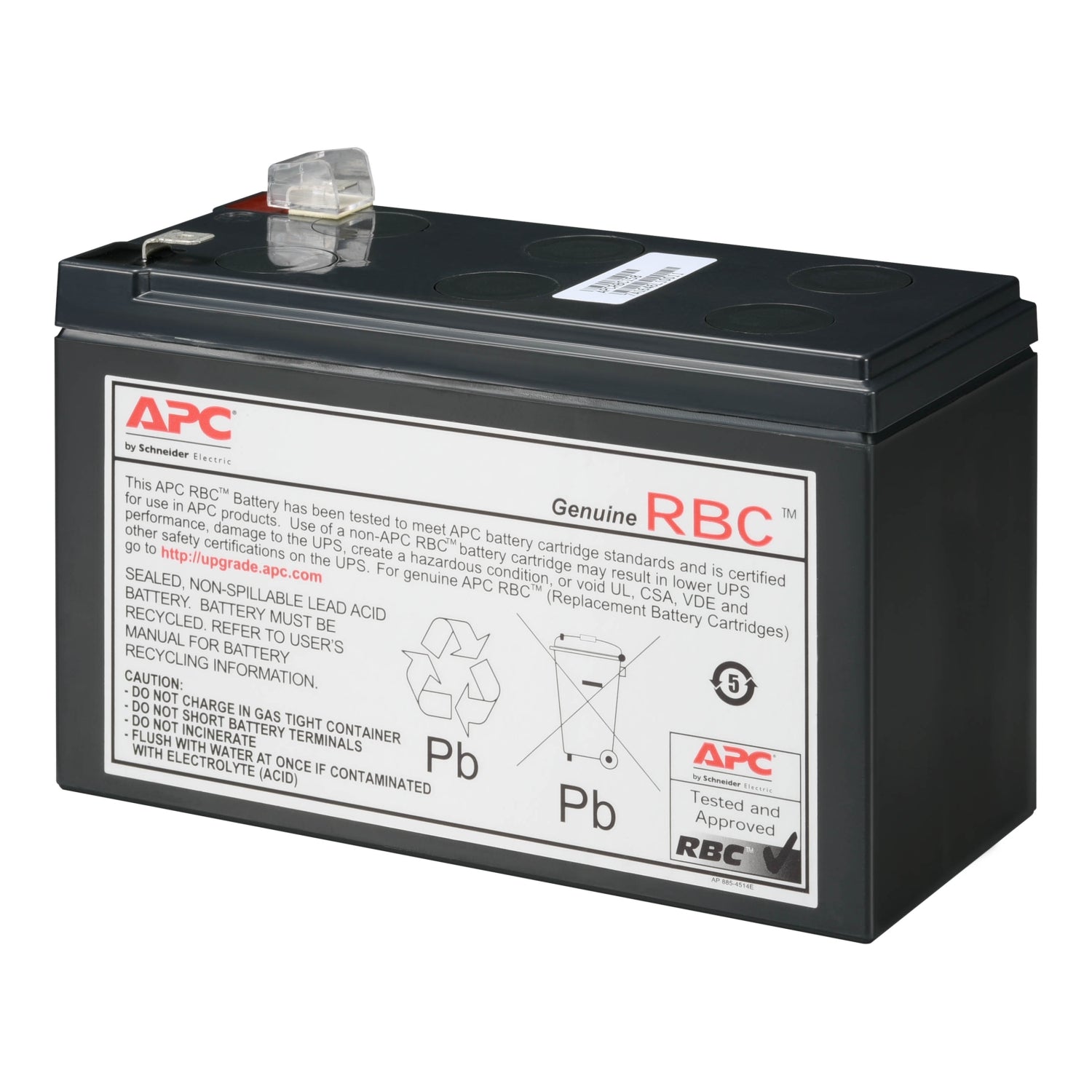 APC by Schneider Electric Replacement Battery Cartridge #158 APCRBC158