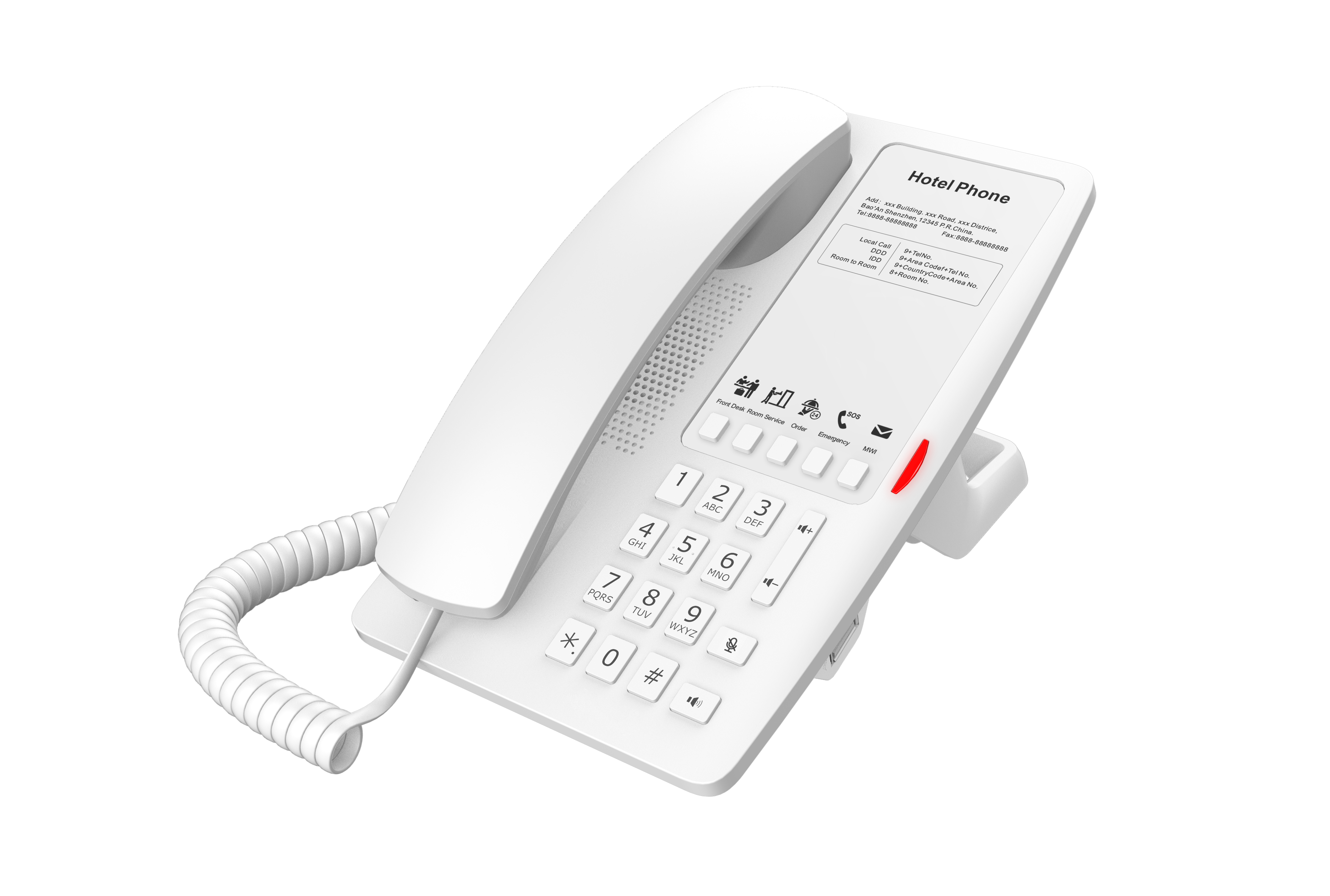 Fanvil H4W WiFi Hotel IP Phone - White