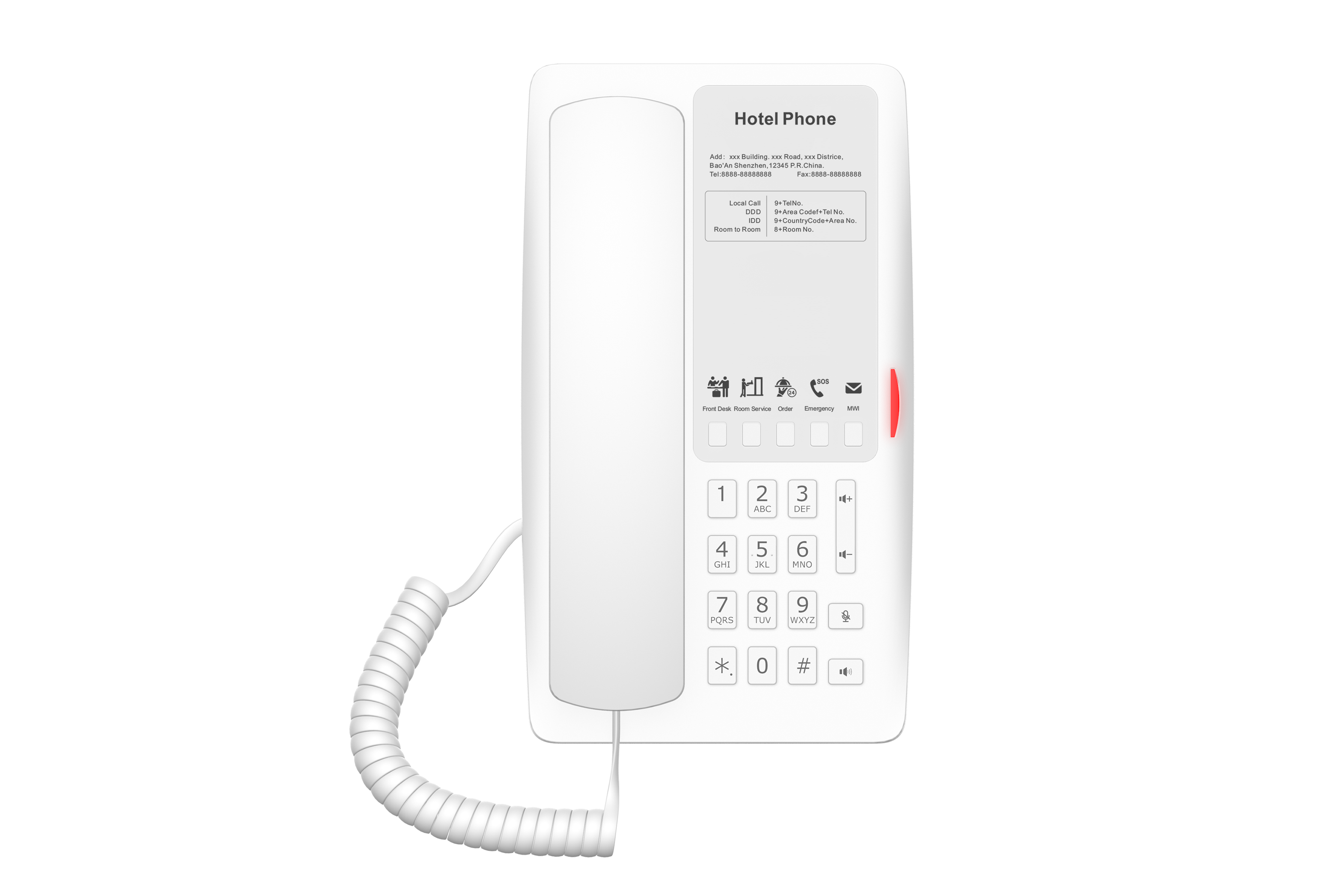 Fanvil H4W WiFi Hotel IP Phone - White