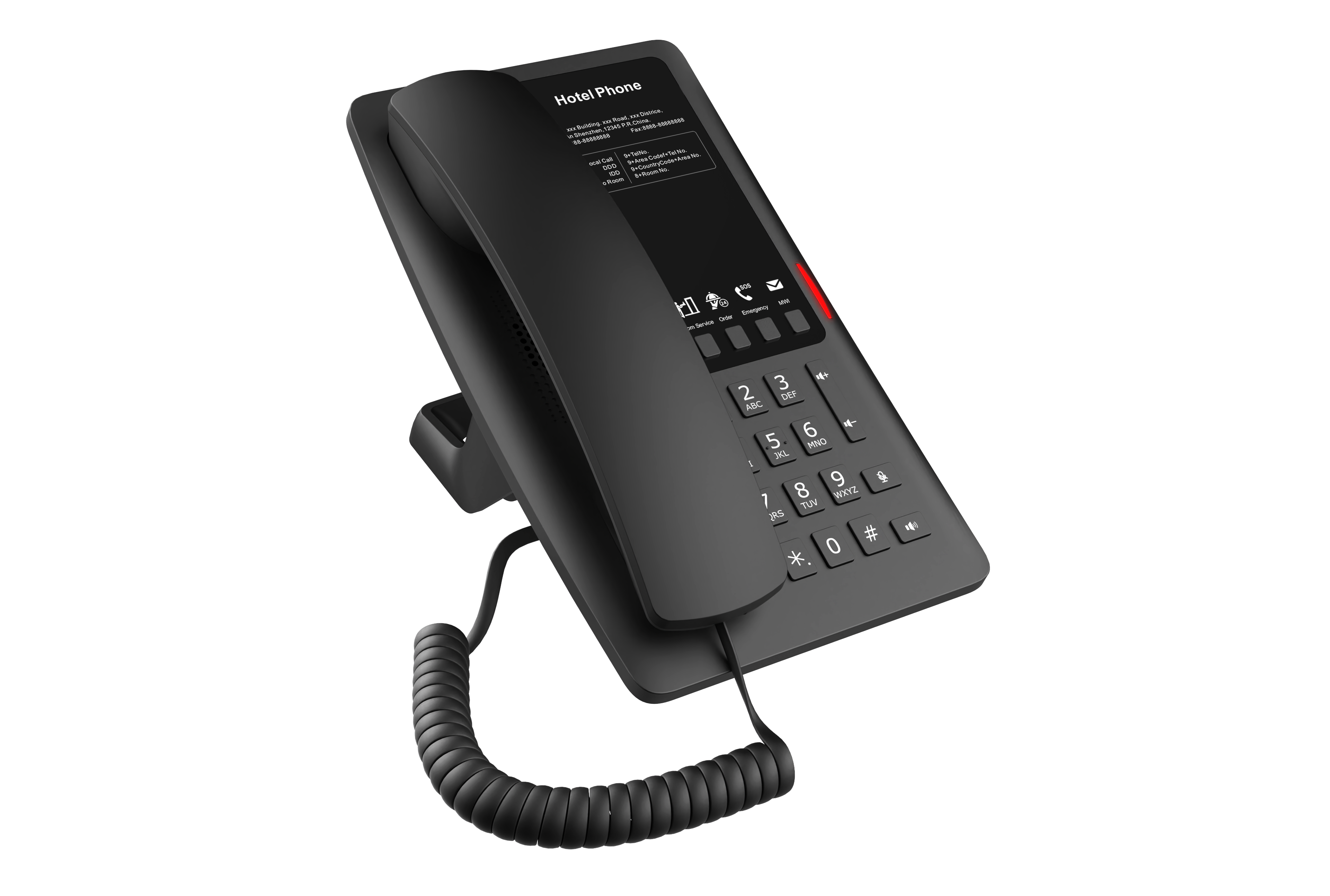 Fanvil H4W WiFi Hotel IP Phone - Black