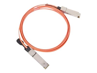 Câble optique actif Aruba 400G QSFP-DD vers 2x QSFP56 200G 15 m R9B57A