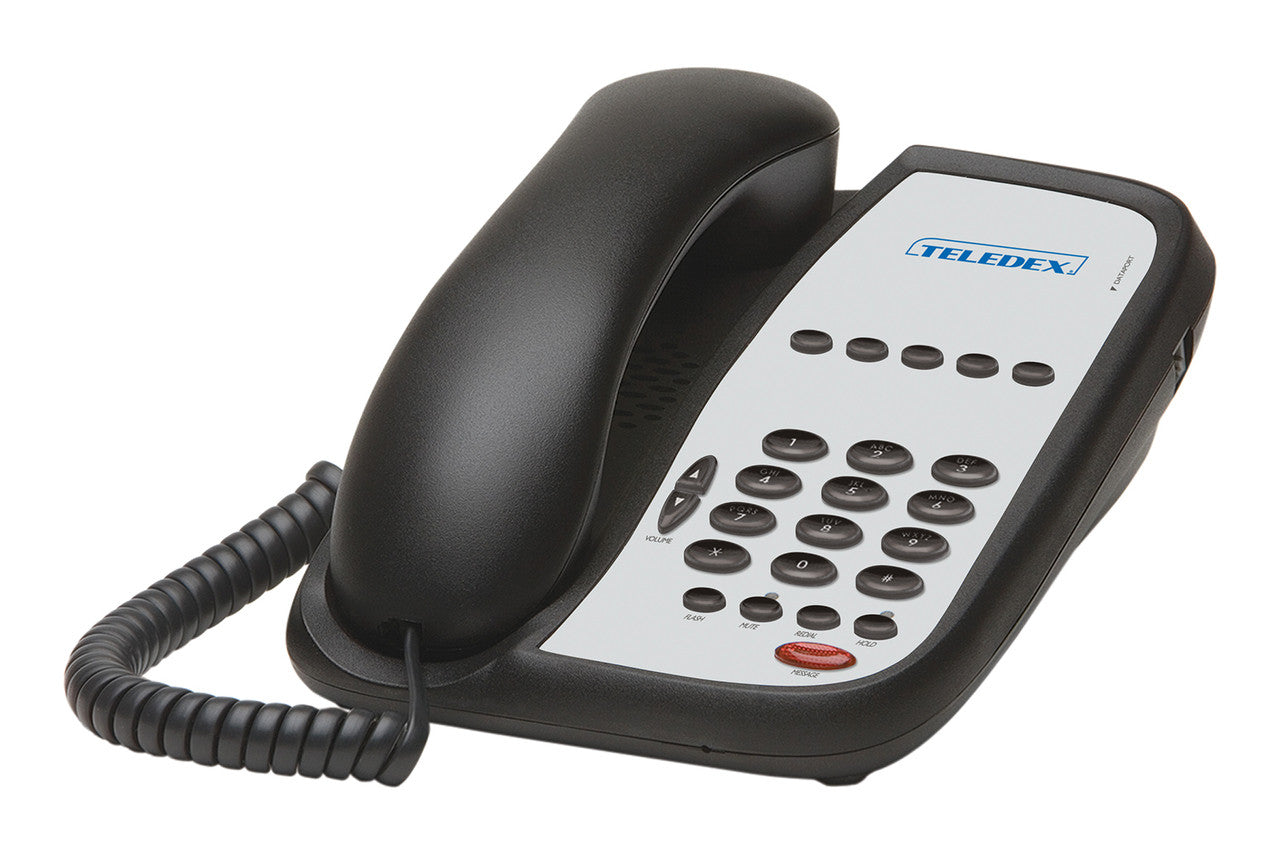 Teledex A105 Guest Room Telephone - Black