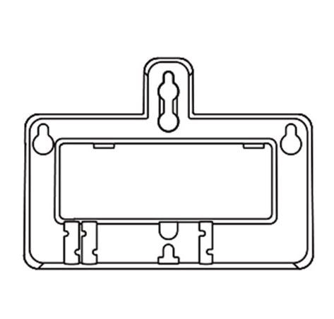 Yealink T53/T54 Wall Mount Bracket (YKT53WMB)