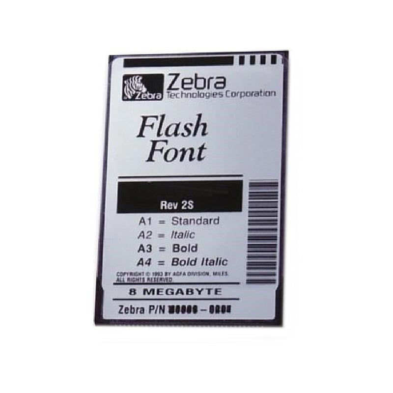 Zebra Font Card 56080-001