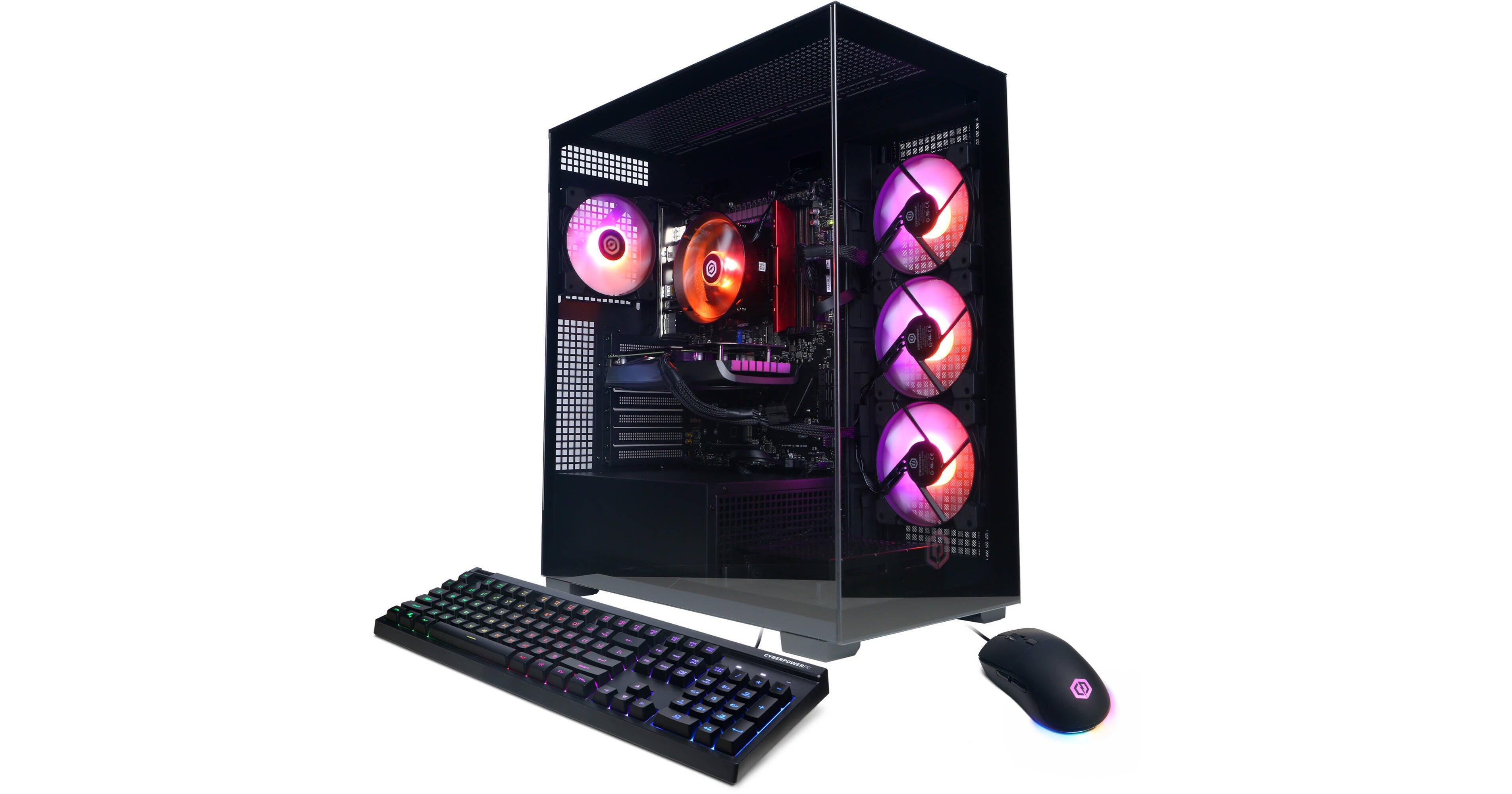 CyberPowerPC Gamer Master GMAI4400CPG Gaming Desktop Computer - AMD Ryzen 5 9600X - 16 GB - 1 TB SSD - Mid-tower - Black GMAI4400CPG