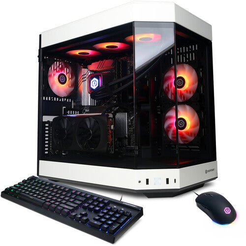 CyberPowerPC Gamer Supreme SLCAI8400CPG Gaming Desktop Computer - AMD Ryzen 9 9950X - 64 GB - 4 TB SSD - Mid-tower - White SLCAI8400CPG