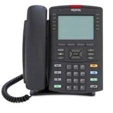 Nortel 1230 IP Desk Phone - Charcoal - English Buttons - Refurbished