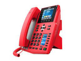 Téléphone IP d'entreprise rouge spécial Fanvil X5U