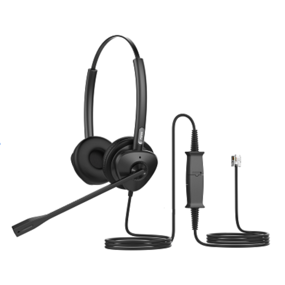 Fanvil HT302 Dual Headset QD to RJ9