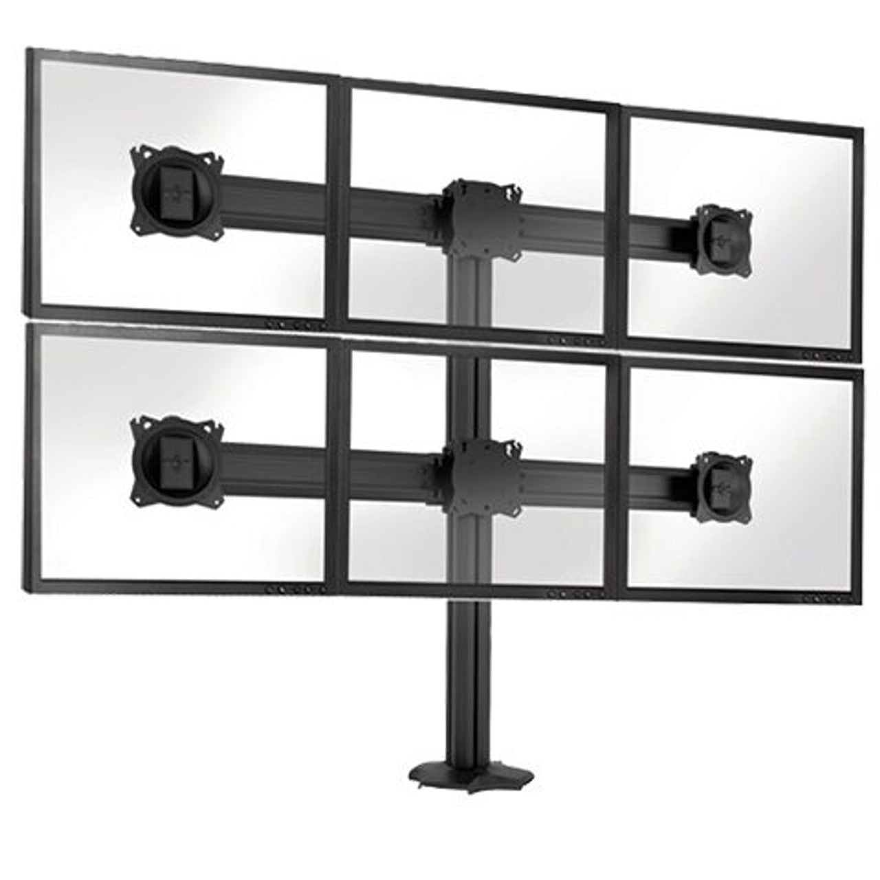 Sharp NEC Display MultiSync EX241UN 3X2 Video Matrix Bundle With Grommet-Mounted Desktop Stand EX241UN-TMX6G