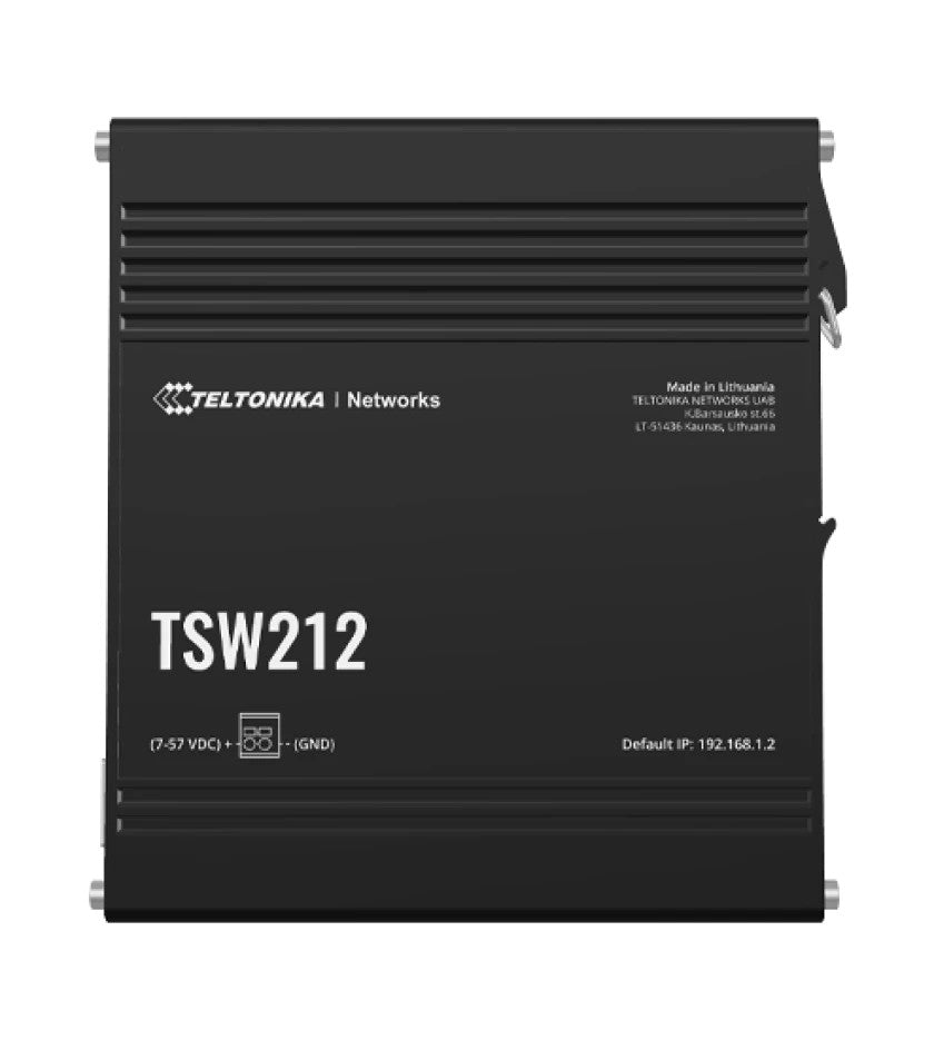 Teltonika L2 Managed POE+ Ethernet Switch - TSW212 (TSW212)