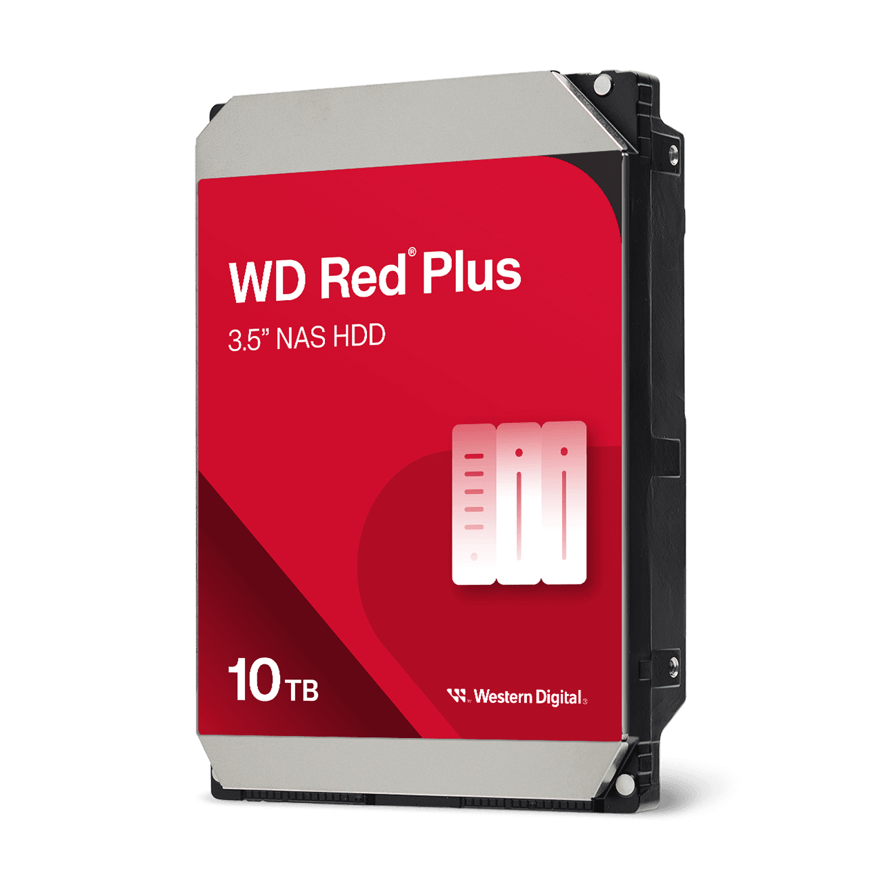 WD Red Plus Internal NAS HDD 3.5" - 10TB 512MB WD100EFGX